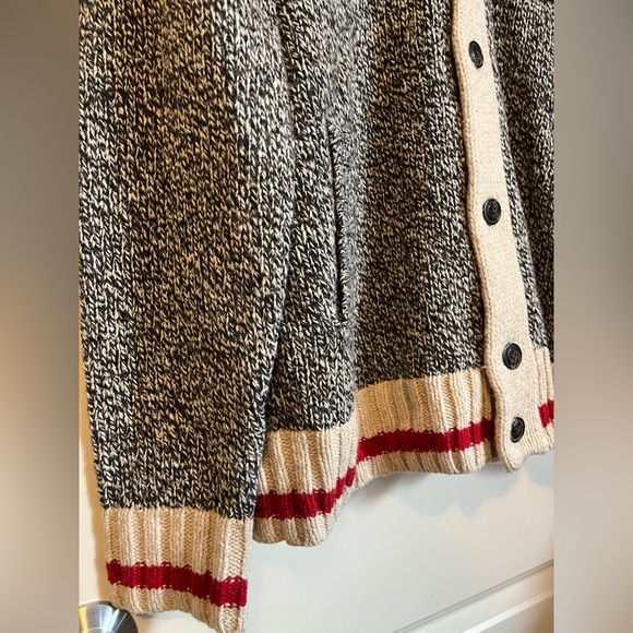 Roots Cabin Wool Blend Cardigan Men’s XL - Picture 4 of 7